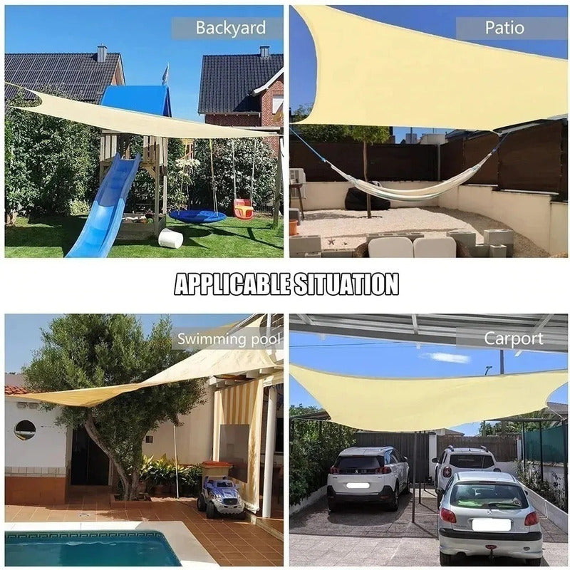 Toldo Vela Rectangular Toldo Sombra Toldos Lona 2.5m X 3.5m