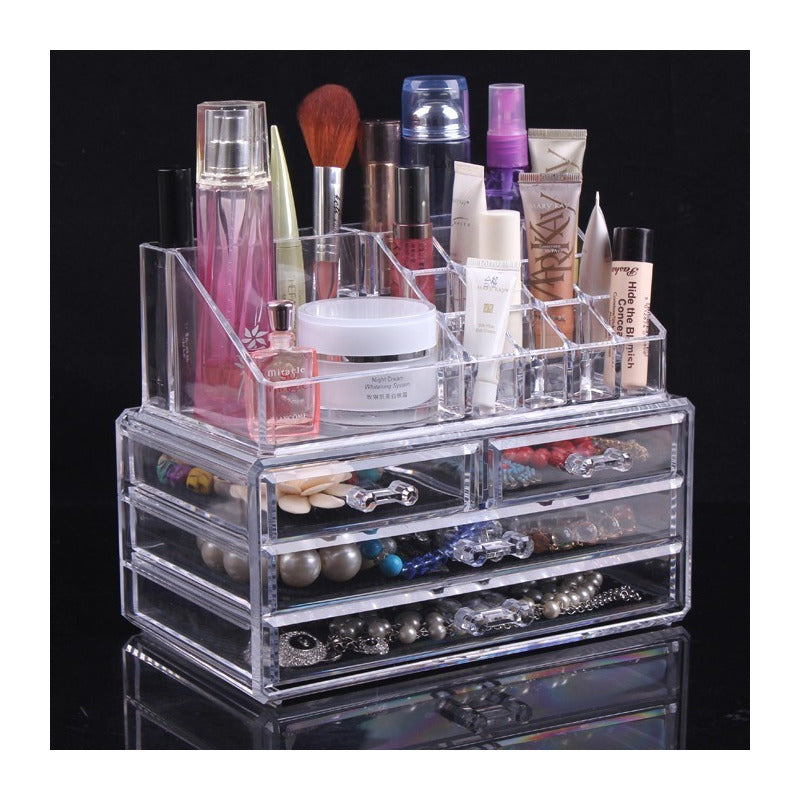 Caja Organizador Cosmeticos Maquillajes Cosmetiqueros 008