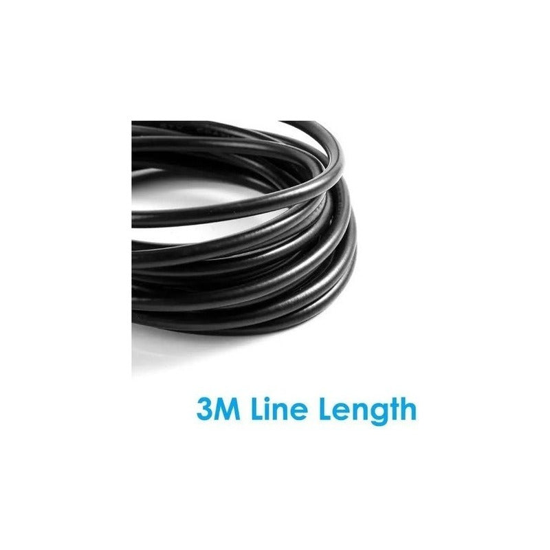 Antena Tdt Digital Terrestre Señal 360° Hd Cable 5m Coaxial