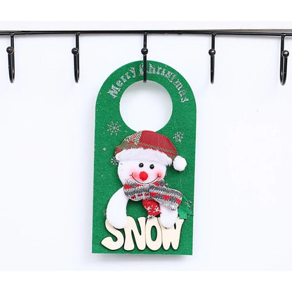 X6 Adornos Navideños Para Puertas Colgador Puerta De Navidad