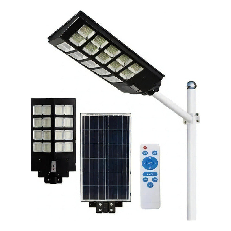 Pack X2 Foco Solar Led Exterior 800w Foco Solares + Soporte