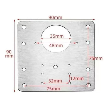 Pack X6 Placa De Reparación Placa Bisagra Puertas Fijación