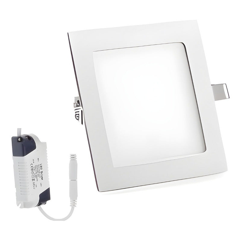 Pack X10 Foco Plafon Techo Lampara Cocina Led Embutidos 18w