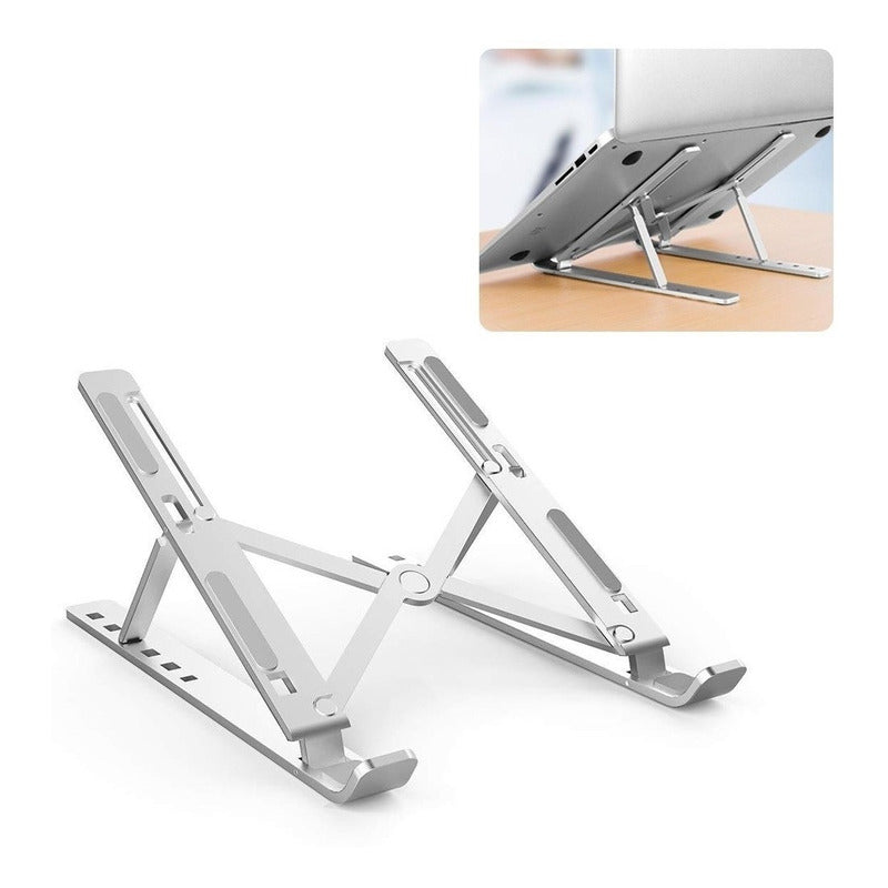 Pack X2 Soporte Base Notebook Aluminio Vertical Laptop Stand