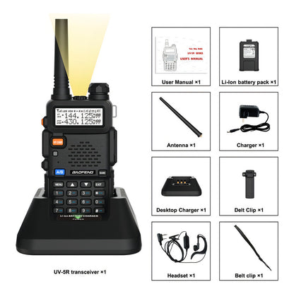 Baofeng Walkie-talkie Uv5r - 1 - Negro - 110v