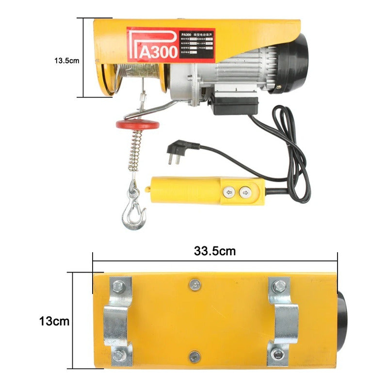 Tecle Electrico 500 Kg Tecles Electricos 1020w Cadena 12m