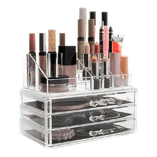 Organizador Acrílico De Maquillajes Y Cosmeticos Con Cajones