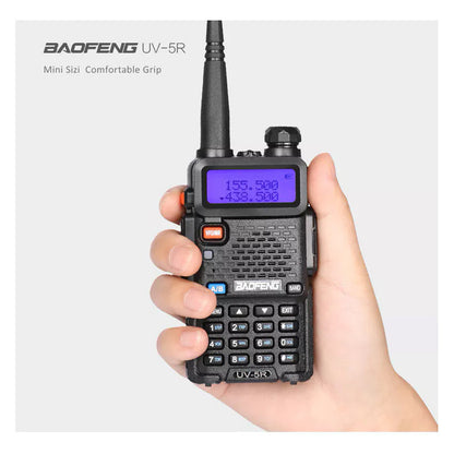 Comunicador De Radio Walk Talk Ht Baofeng Uv5r + De Doble Banda