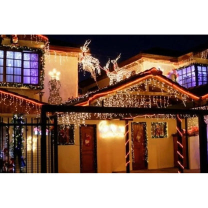 Pack X2 Luces Led Navidad Guirnalda Arbol Navidad 100 Led 9m