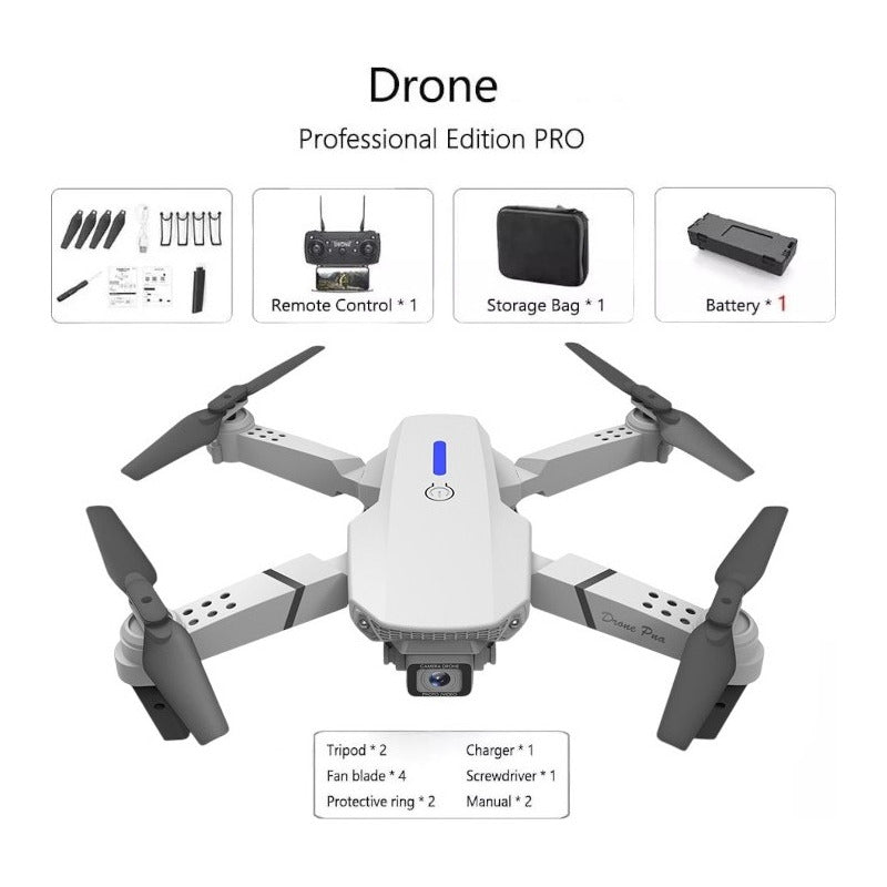 Drone Mini Pro Camara Hd  1080 Drones Profesionales E88-pro