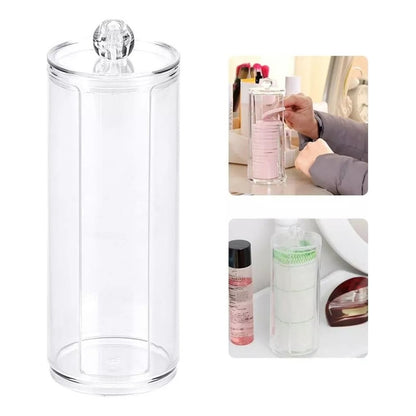 Organizador Acrilico Cosmeticos Dispensador Petalos Algodon