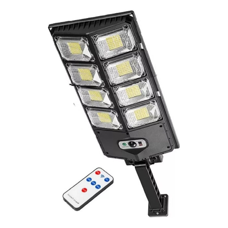 Focos Led 200w Con Sensor Exterior Foco Solar Led Potente Carcasa Negro Luz Blanco Frío