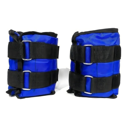 Pesas De Tobillos Gluteos Y Piernas 3kg X Pierna (6kg Total) Color Azul Marino