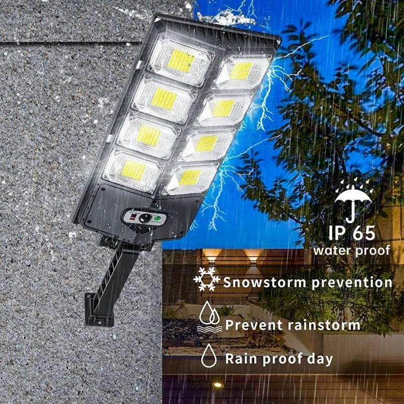 Pack X2  200w Focos Solares Potente Led Con Sensor Exterior