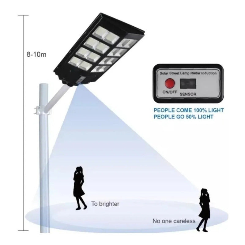 Foco Solar Led Exterior Focos Potentes Foco Solares 1000w