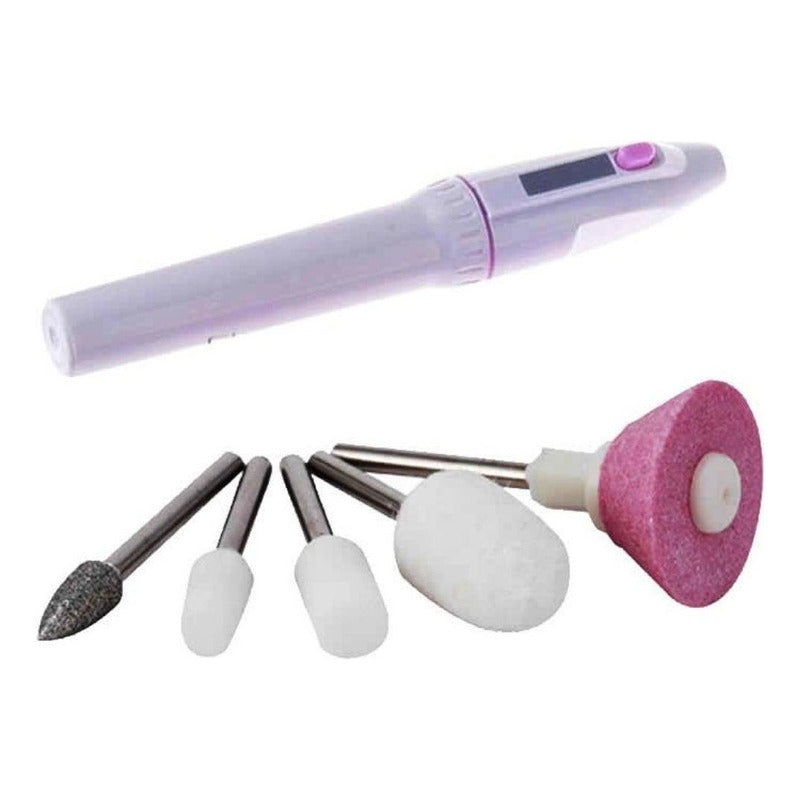 Set Manicure Profesional Secador De Uñas Manicure Uña 5 Pzas