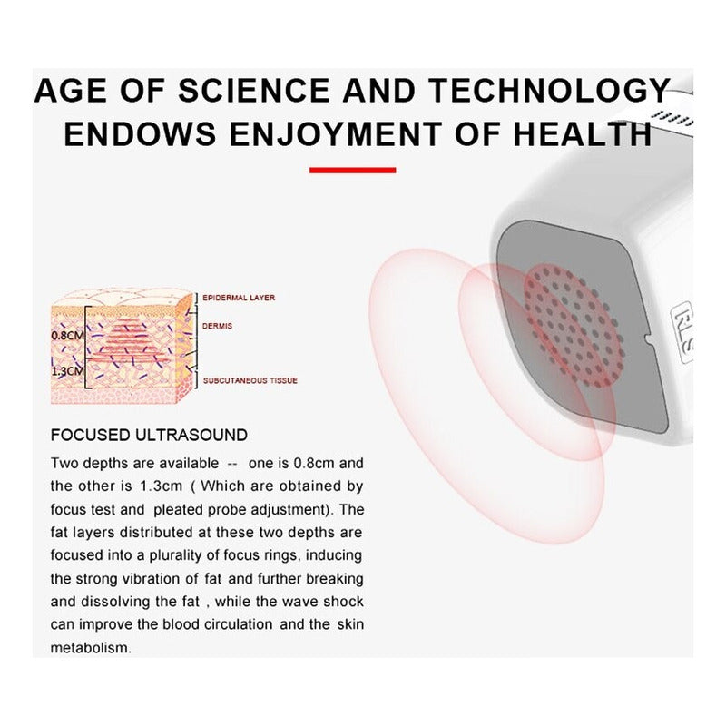 Maquina Radiofrecuencia Corporal Hifu Liposonix Portatil