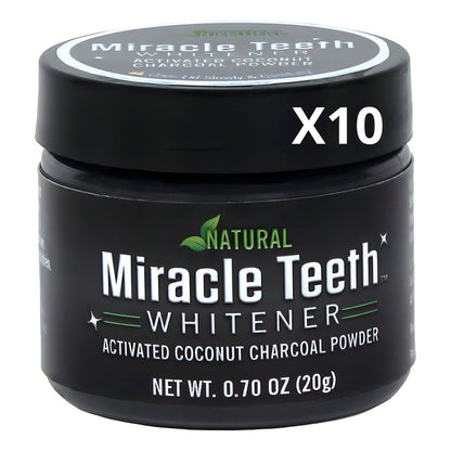 X10 Blanqueador Miracle De Dientes Teeth Natural Whitenin