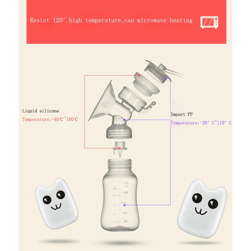 Extractor De Leche Materna Portatil Usb Sacaleche Electrico