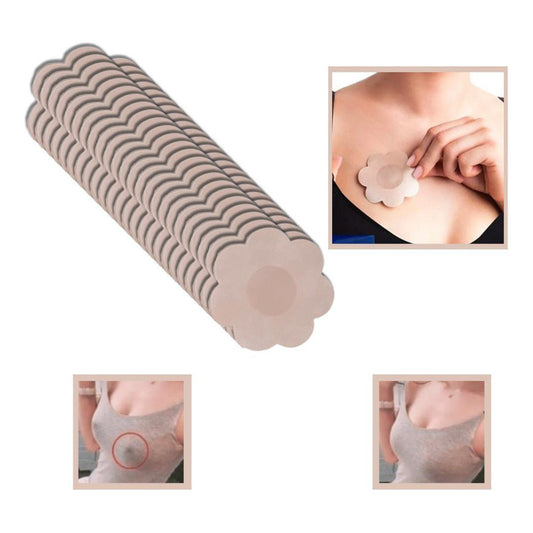 Boquilla Adhesiva Protectora De Pezones Aureola Breast Cap 40 Unidades