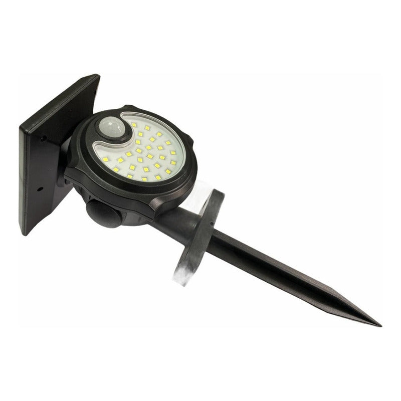 Focos Solares Led Exterior Foco Solar Led Jardin 26 Led 4021 Luz Blanco