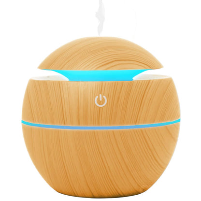 Humidificador Aire Difusor Diseño Madera Claro Redondo Humidificadores Ultrasonicos Aromaticos 3237 Qatarshop Humidificadores Difusores De Aromaterapia