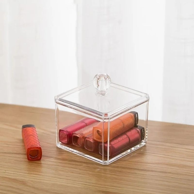 Mini Caja Cosmetiquero Organizador Maquillaje Acrílico 117-1