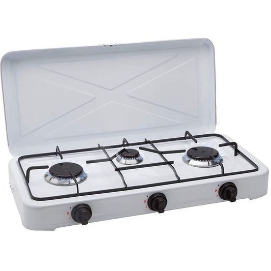 Cocina Encimera Gas Encimera Portatil 3 Quemadores Camping