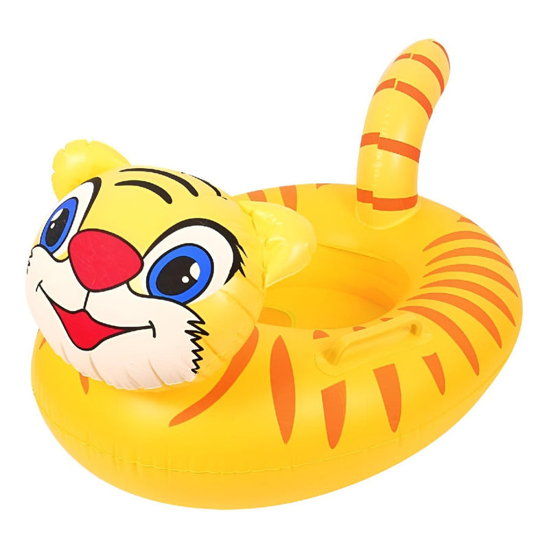 Salvavidas Tigre Amarillo Flotador Para Bebe Flotadores Piscina Flotador Inflable Para Alberca Verano Qatarshop Salvavida Para Niños Inflables Playa