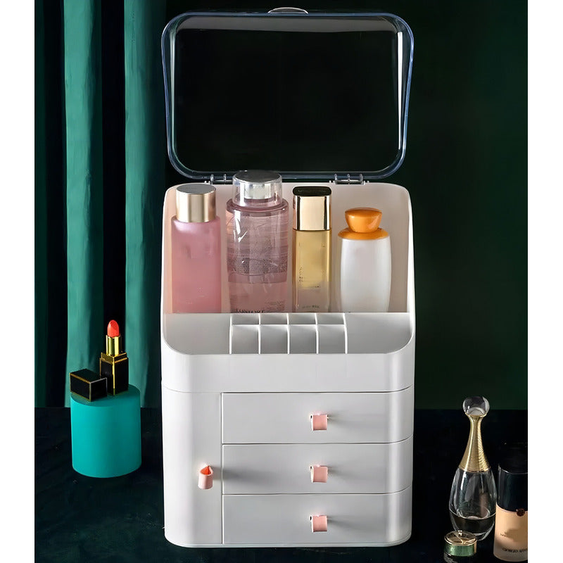 Cosmetiquero Transparente Eoland Almacenamiento Organizador De Maquillaje Acrilico Cosmetiqueros Organizador Cosmeticos Escritorio Caja De Maquillaje Caja Organizadora