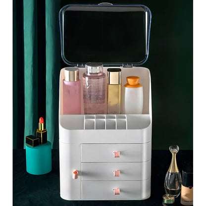 Cosmetiquero Transparente Eoland Almacenamiento Organizador De Maquillaje Acrilico Cosmetiqueros Organizador Cosmeticos Escritorio Caja De Maquillaje Caja Organizadora