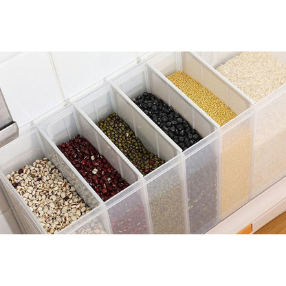 Dispensador Cereales Organizador De Cocina Granos 6 Espacios