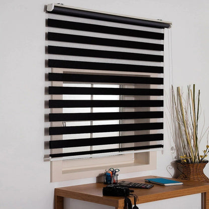 Cortinas Roller Blackout Cortina Dia Y Noche 100x200 Negro