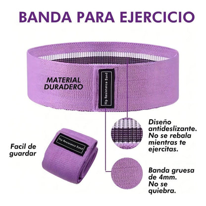 Bandas De Resistencia Set, 3 Niveles De Resistencia Bandas Color Multicolor