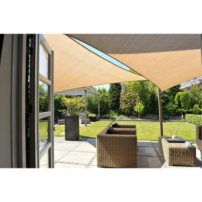 Malla Sombra Vela Toldo 3.6 X 3.6 Mts Jardin Patio Y Atrix