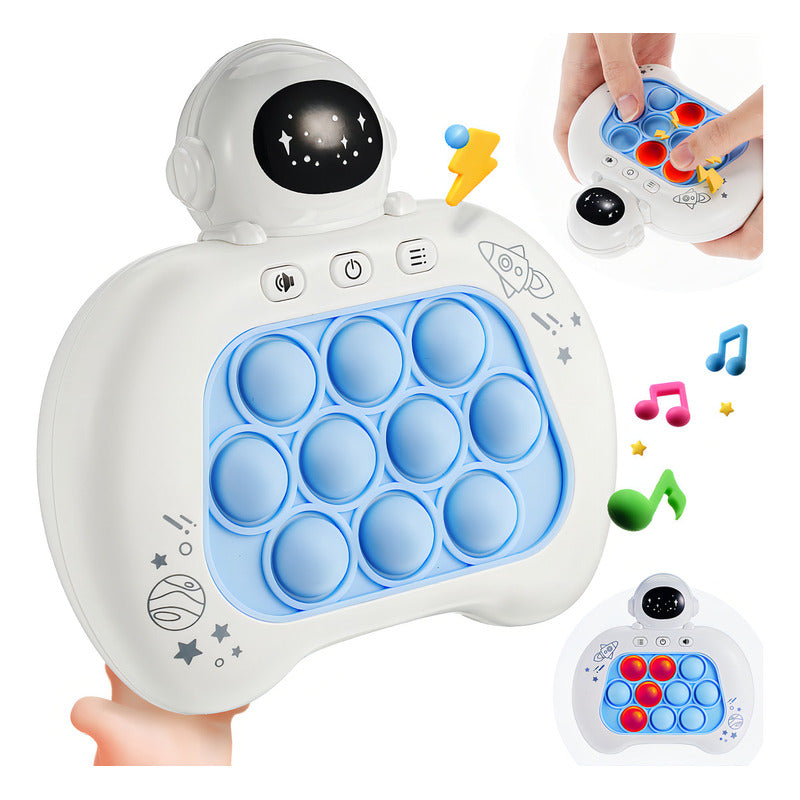 Juguete De Consola De Juegos Electrónica Astronauta Color Popping Quick Push, Quish Push