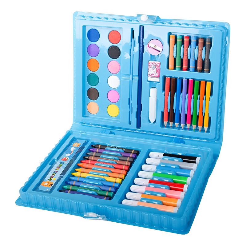 Set Arte 68 Pcs Plumon Para Pintar Maleta De Colores Lapiz