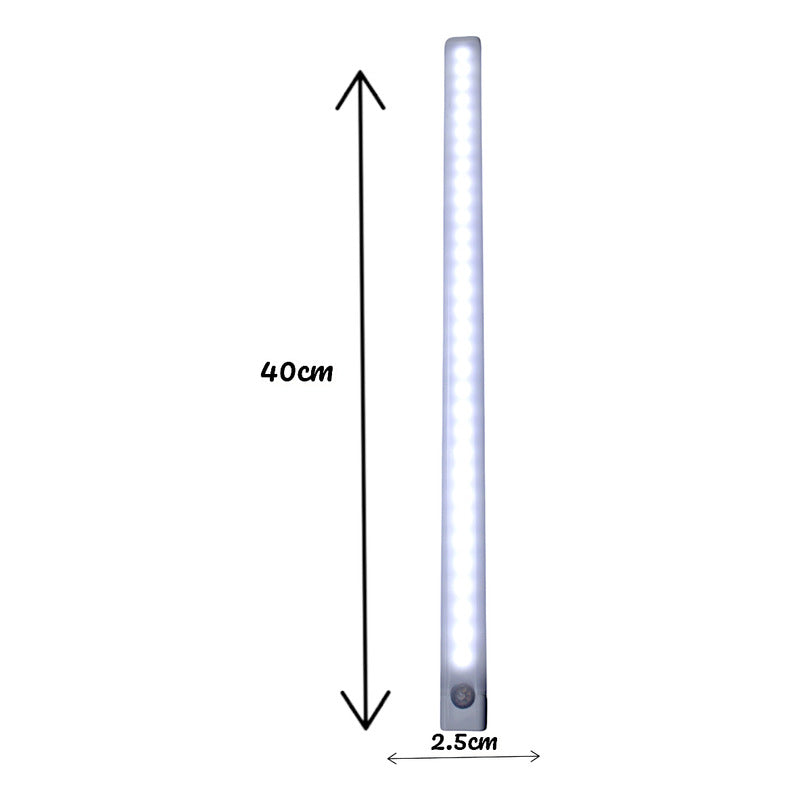 Luz Led Barra Con Sensor Movimiento 40cm 32led 4w Luz Blanca