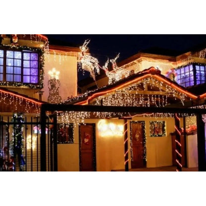 Guirnalda Luces Exterior Cascada Luces Led Luz Navidad 10m