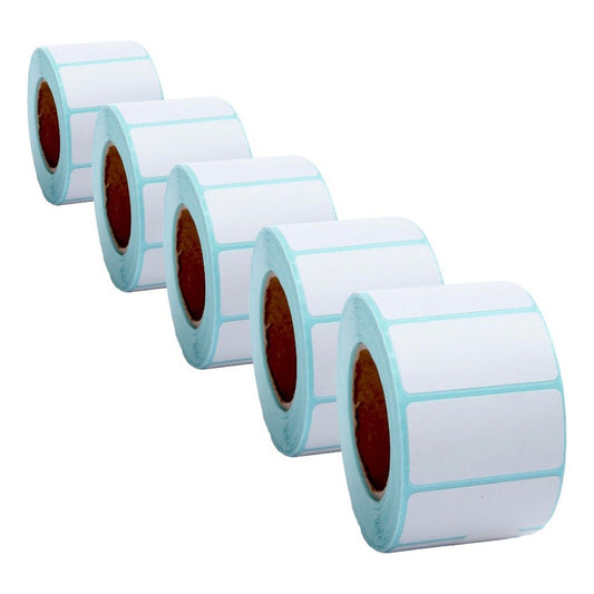 Pack X5 Rollo Etiquetas Termica Autoadhesivas 50x25mm 2237ud