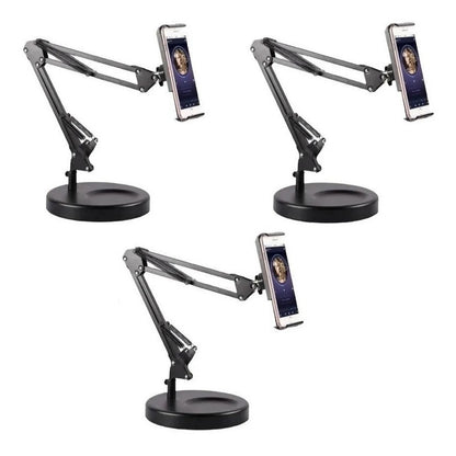 Pack X3 Porta Celular Escritorio Pedestal Soporte De Celular