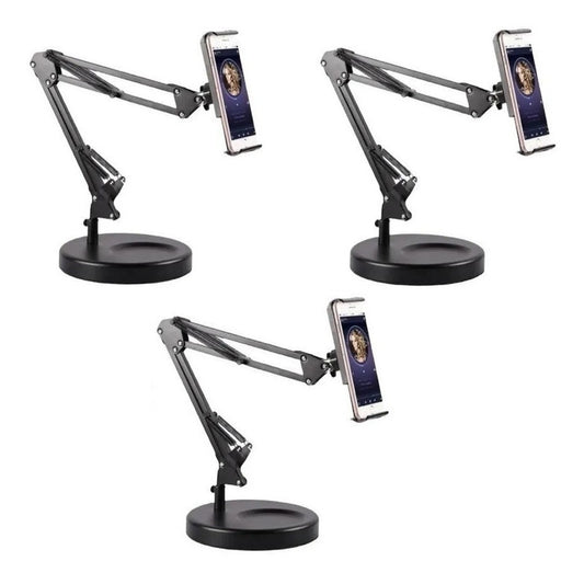 Pack X3 Porta Celular Escritorio Pedestal Soporte De Celular