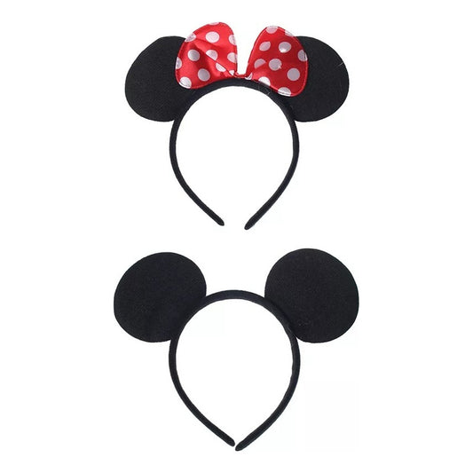 Pack X60 Cintillo Orejas Minie Mickey Mouse Tiara Disfraz