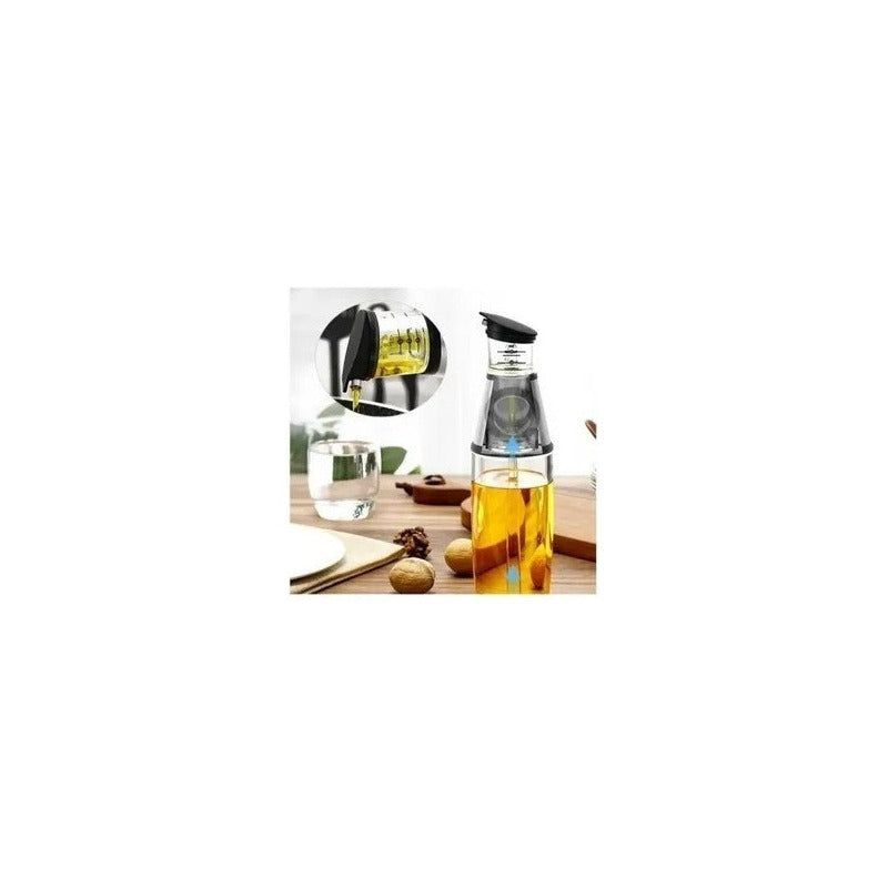 Dispensador 500ml Aceite Y Vinagre Aceiteras Cocina Medidor