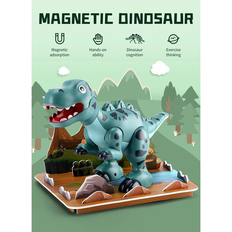 Dinosaurios Pequeños De Construccion Magneticos Para Niños