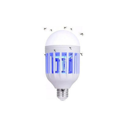 Ampolleta Led 2 En 1, 12w Mata Moscas Mosquitos Polillas