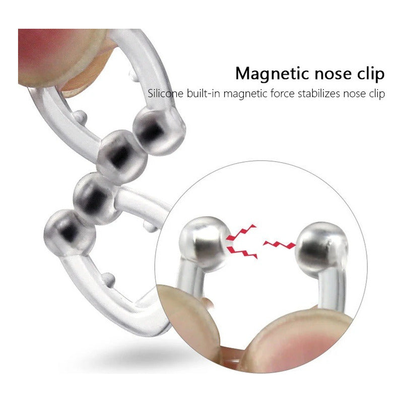 4 Dispositivo Anti Ronquidos Magnético Cpap Bpap Nasal Apnea