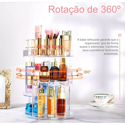 Organizador De Maquillaje Giratorio De 360 Grados