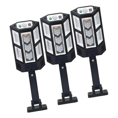 X3 Foco Exterior Led 12w Con Sensor Movimiento Focos Solares