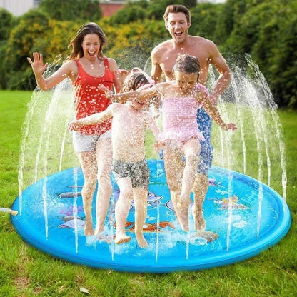 Alfombra De Agua Niños Juegos De Agua Piscina Lanza Agua 010